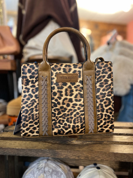 cheetah wrangler purse