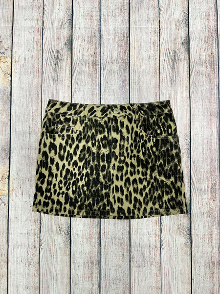 Leopard Mini Skirt
