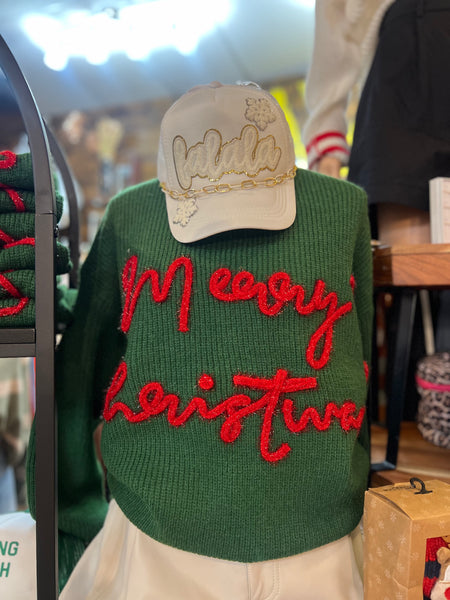 "Merry Christmas" Sweater