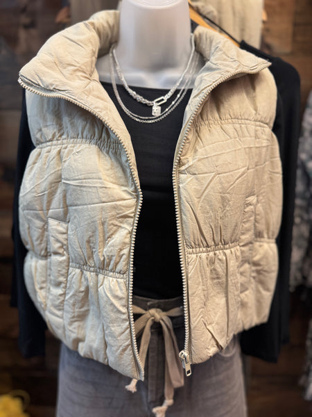 Sand Puffer Vest