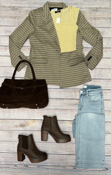 Houndstooth Blazer