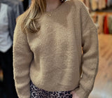 Knit Open Back Sweater