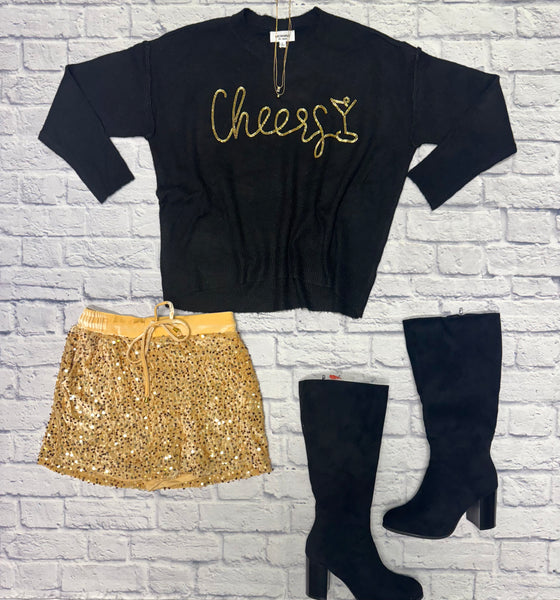 "Cheers!" Knit Sweater