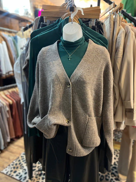 Knitted Oversized Cardigan