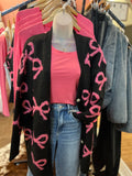 Black Coquette Cardigan