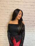Black Lace Top
