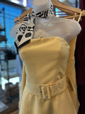 Golden Yellow Strapless Dress