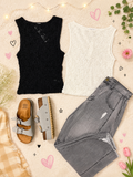 Floral Crochet Tank