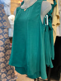 Green Short Two-Piece Set