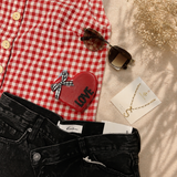 Black Distressed Cross Shorts