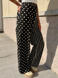 Polka Dot + Striped Pants