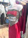 Cheetah "Small Town Smoke Show" Bandana Top