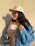 Brown Vintage Jumpsuit