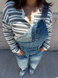 Black Striped Knit Cardigan