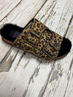 Pajama Leopard Fur Sandal